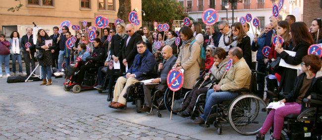 Ms de 3.500 personas con discapacidad reivindican el derecho a la accesibilidad
