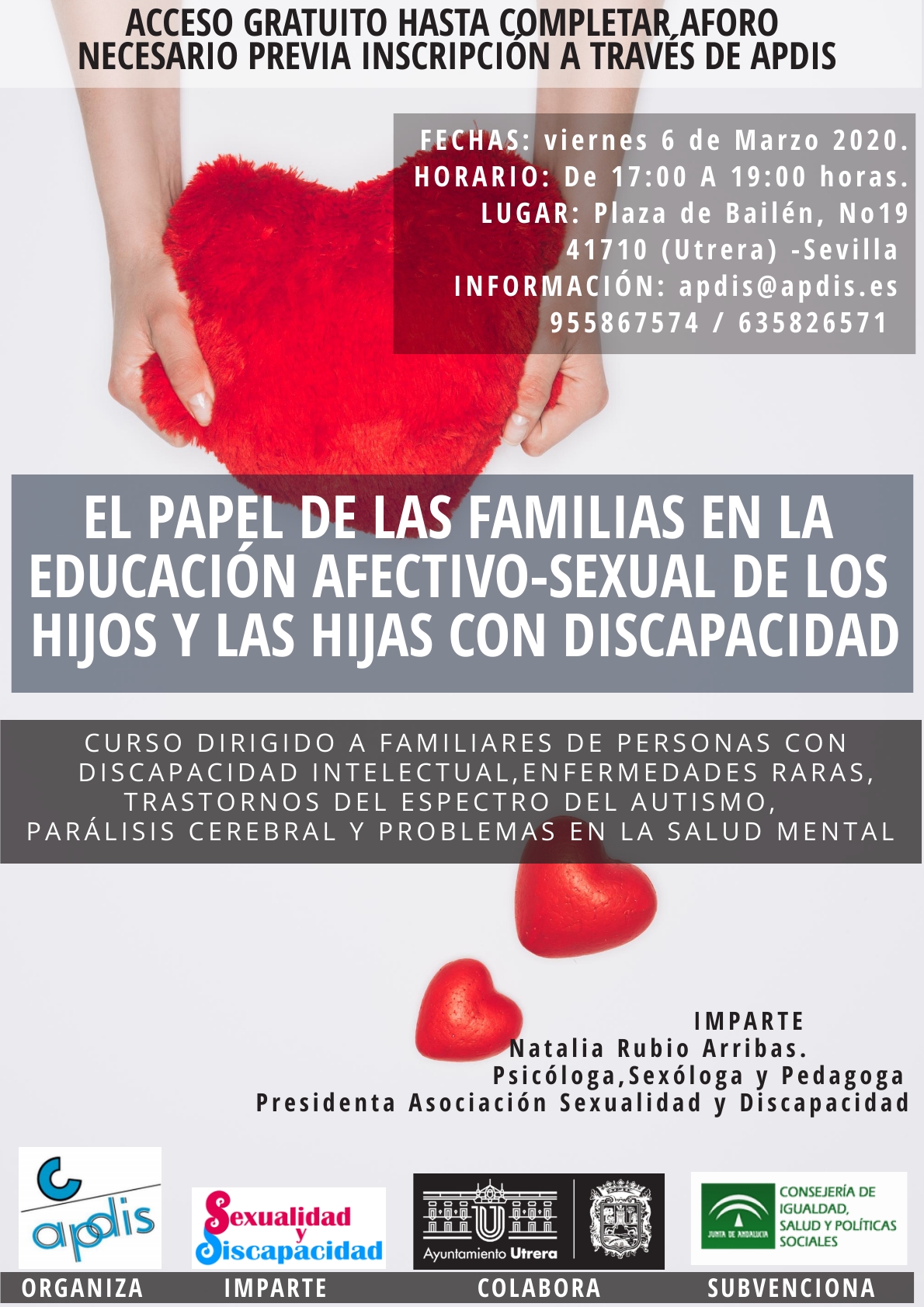 El Papel de las familias en la educación afectivo-sexual de los hijos y las hijas con discapacidad. Claves y Pistas para Familias.